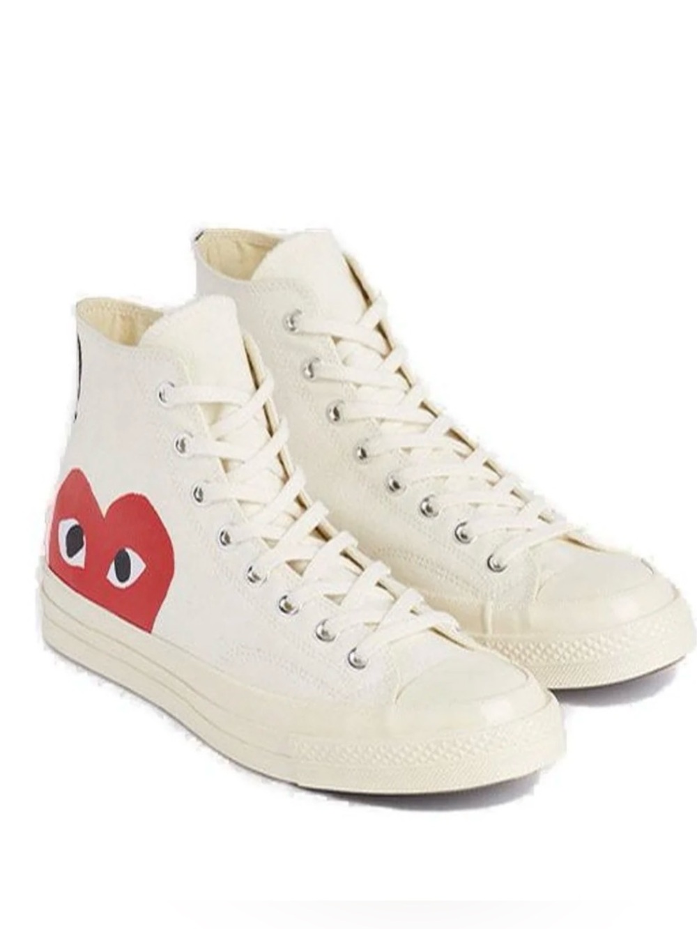 Comme des Garçons PLAY x Converse Chuck 70 High Top Sneakers – Women’s 8